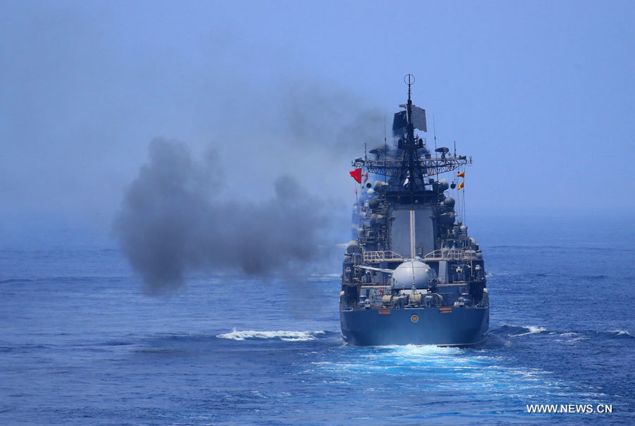 La Chine et la Russie concluent trois jours de manoeuvres navales conjointes (2)