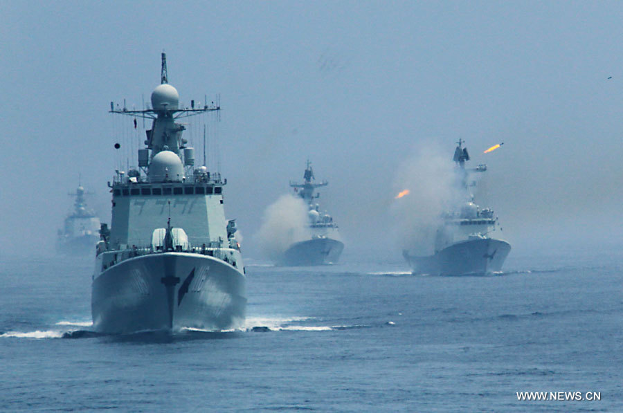La Chine et la Russie concluent trois jours de manoeuvres navales conjointes (6)