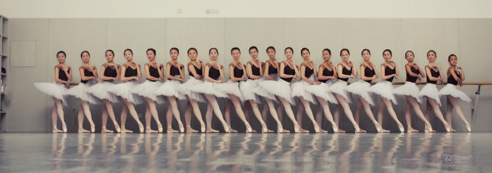 En images: les belles danseuses du ballet de Beijing (3)