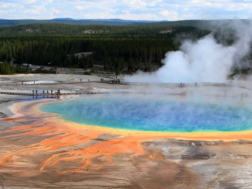 Le parc national de Yellowstone, Wyoming