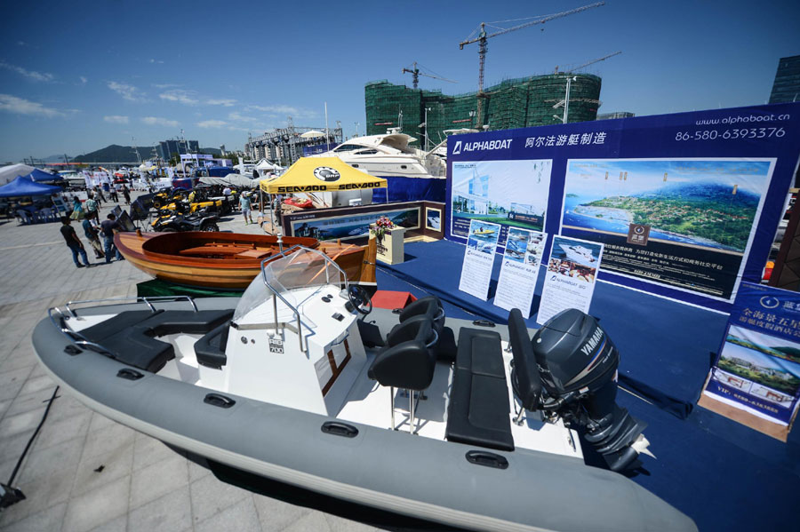 Exposition internationale 2013 des yachts aux îles Zhoushan  (8)