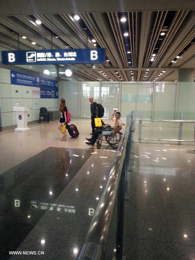Explosion à l'Aéroport international de la capitale à Beijing  (4)