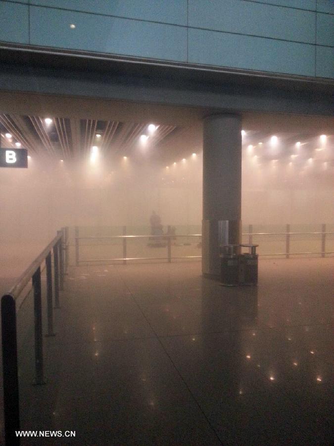 Explosion à l'Aéroport international de la capitale à Beijing  (2)