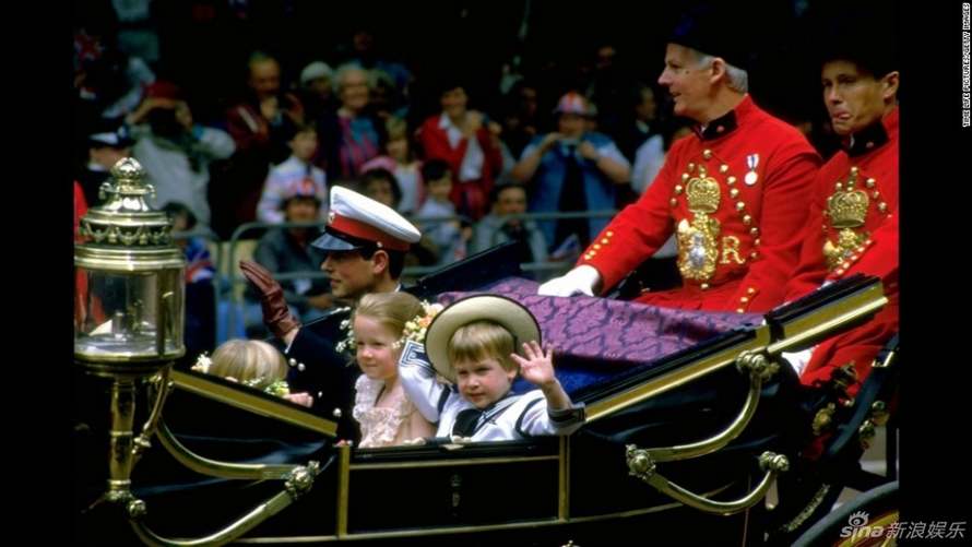 William lors d'un défilé le 23 juillet 1986.