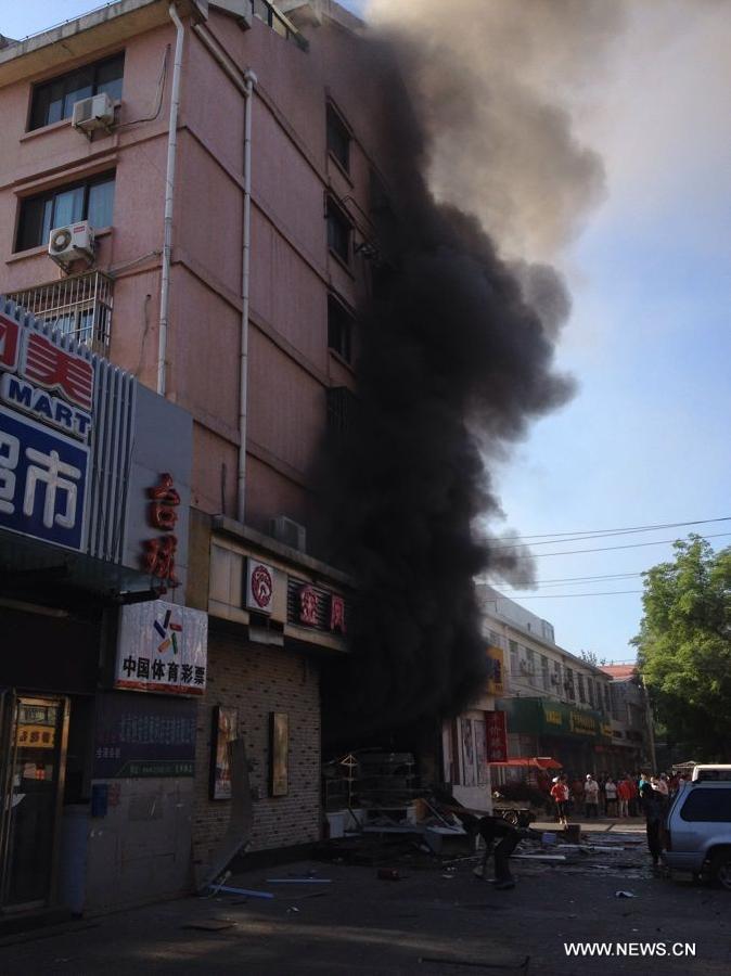 Explosion de gaz dans une boulangerie à Beijing 