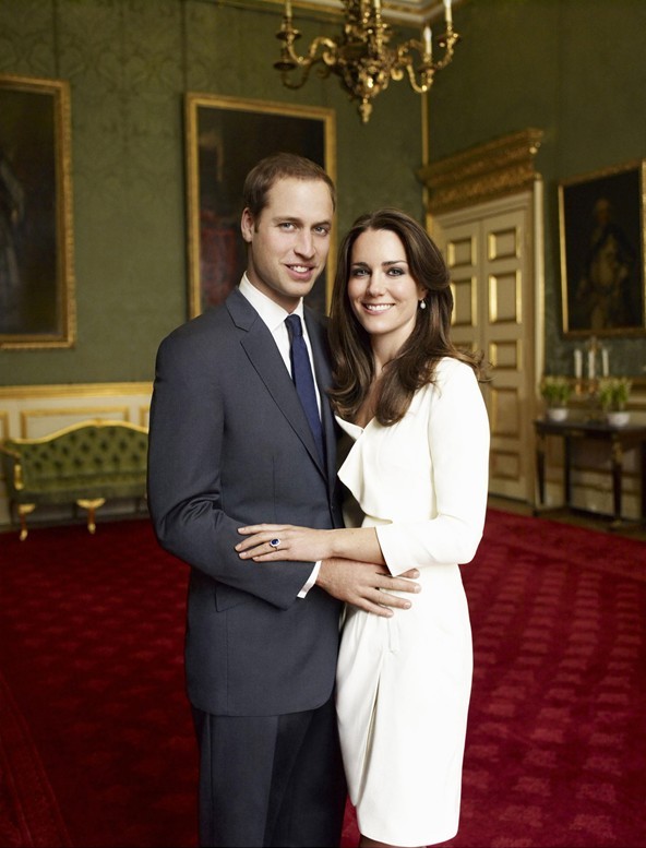 La photo officielle de Kate et William annonçant leurs fiançailles
