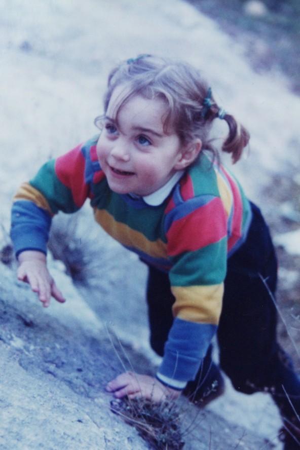 Kate à 3 ans, en 1985.