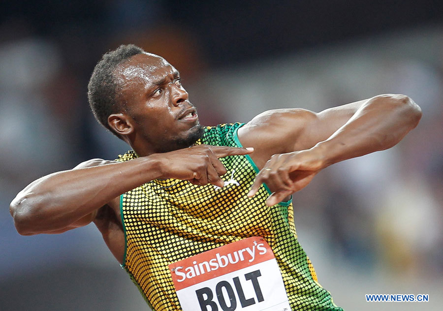 Ligue de diamant/Londres: Usain Bolt remporte le 100 m (3)
