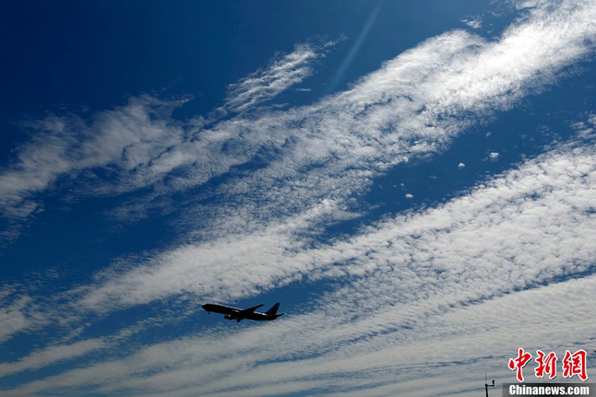 Un cirrocumulus apparaît dans le ciel de Beijing (3)