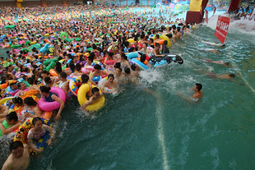 La « mer Morte chinoise » envahie par les touristes (2)