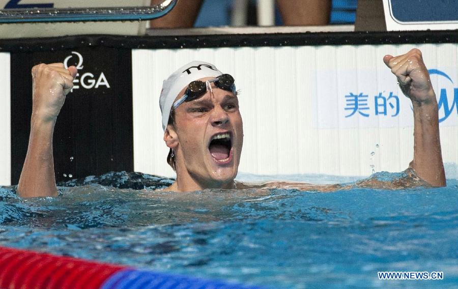 Mondiaux-2013 - 200 m nage libre messieurs: Yannick Agnel sacré (9)