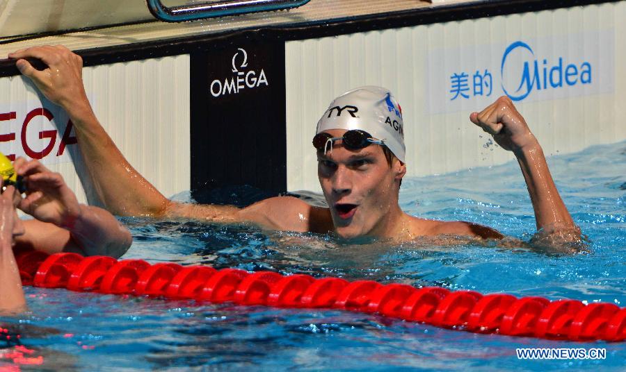 Mondiaux-2013 - 200 m nage libre messieurs: Yannick Agnel sacré (8)