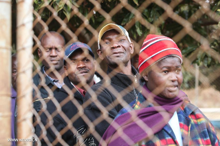 Ouverture des bureaux de vote au Zimbabwe (3)