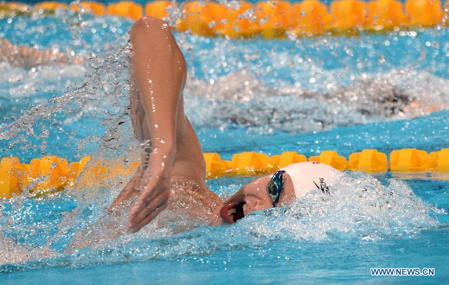 Mondiaux-2013 - Sun Yang remporte le 1500 m nage libre messieurs (2)
