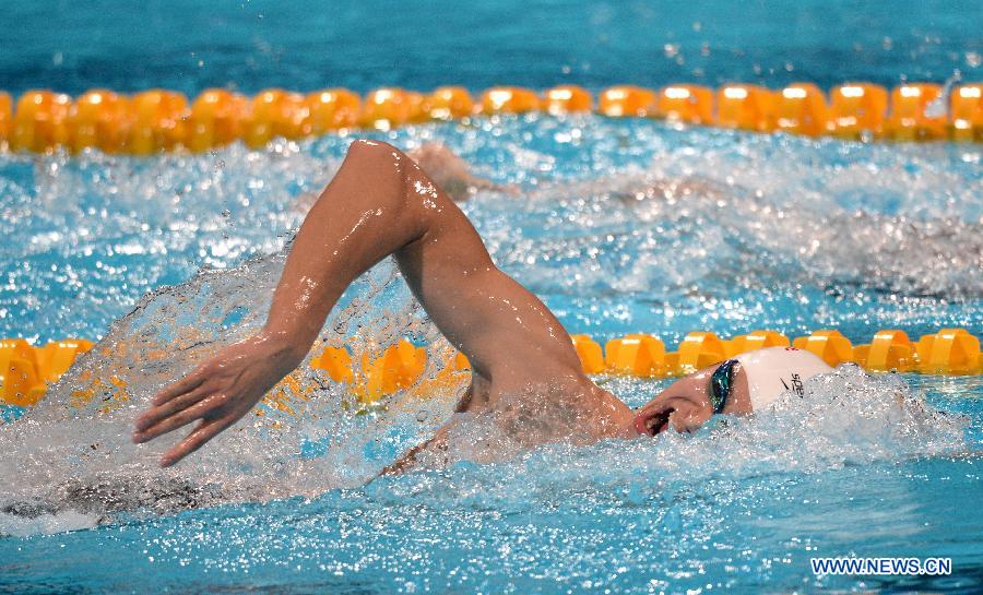 Mondiaux-2013 - Sun Yang remporte le 1500 m nage libre messieurs (5)