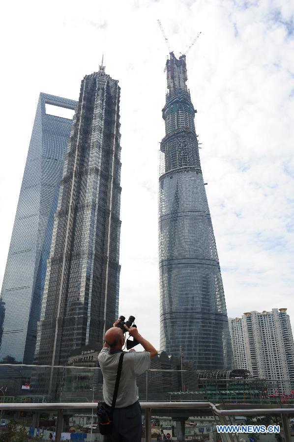 Fin du gros oeuvre du plus haut gratte-ciel de Chine (10)