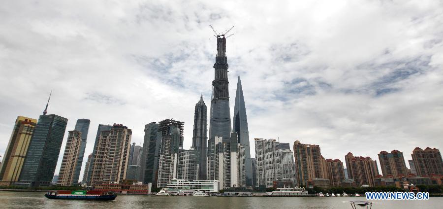 Fin du gros oeuvre du plus haut gratte-ciel de Chine (5)