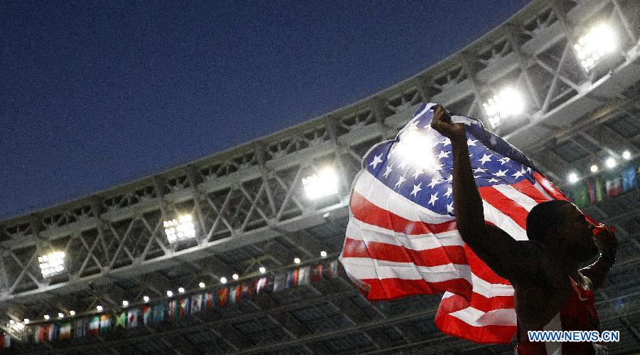 Athlétisme: David Oliver sacré champion du monde du 110 m haies (4)