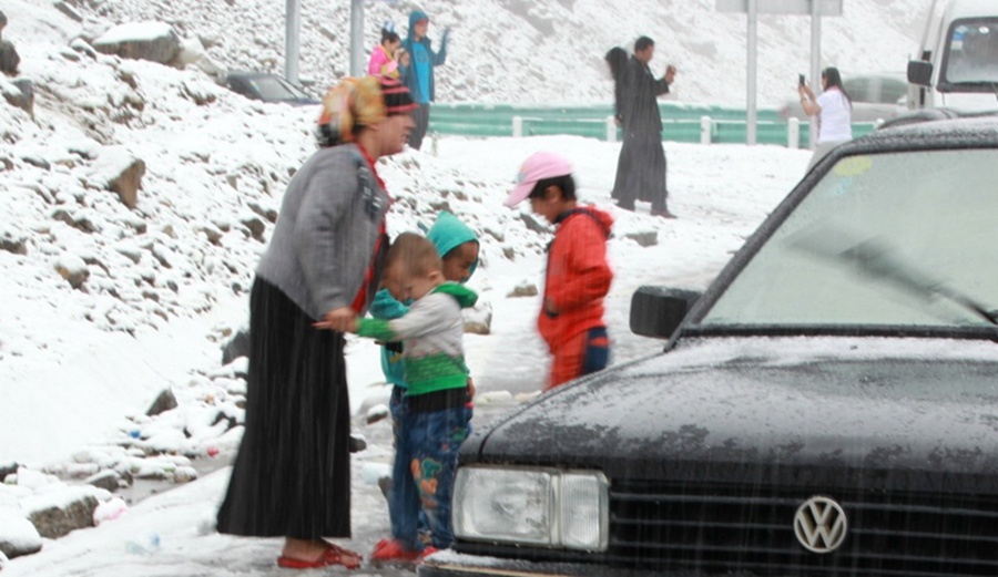 Xinjiang : il neige en plein mois d'août !