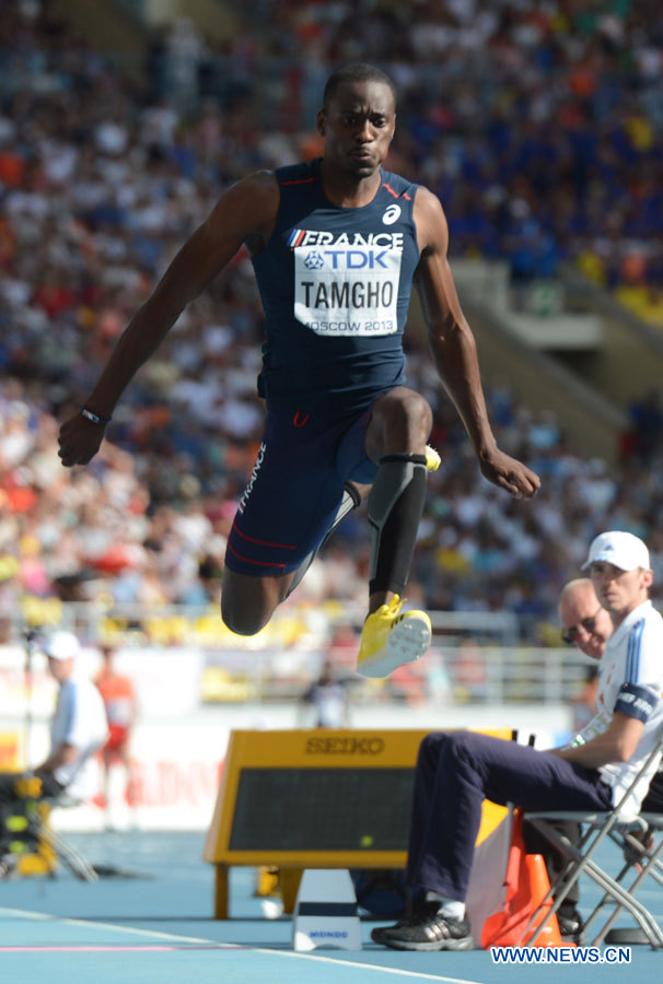Athlétisme: Le Français Teddy Tamgho champion du monde du triple saut  (3)
