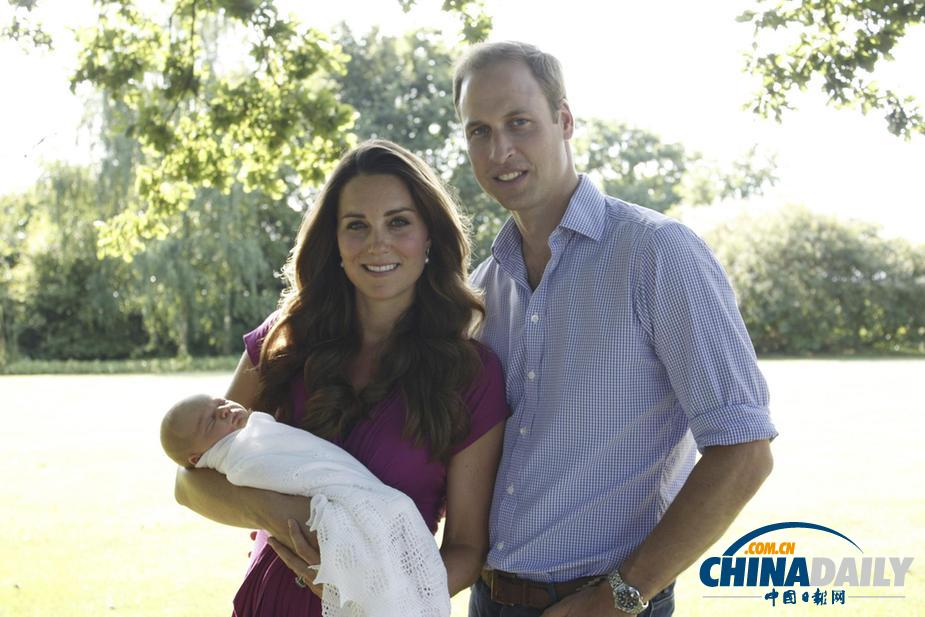 GB : premières photos officielles du prince George