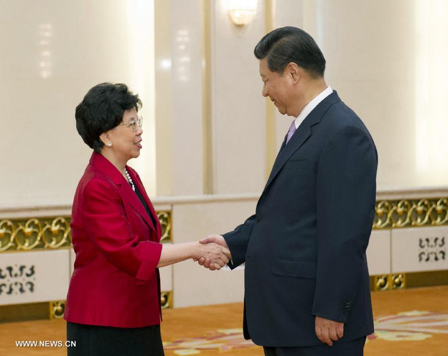 Chine : Xi Jinping rencontre la directrice générale de l'OMS  (2)