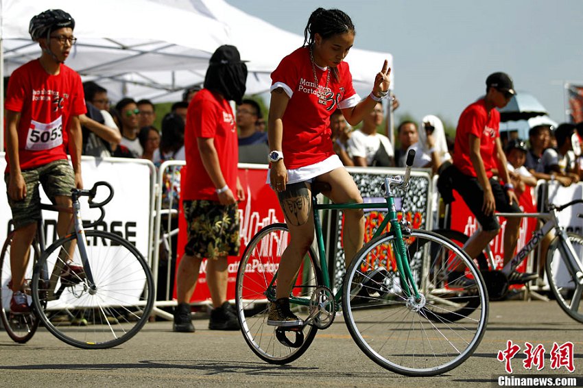Beijing organise une compétition de vélo à pignon fixe  (4)