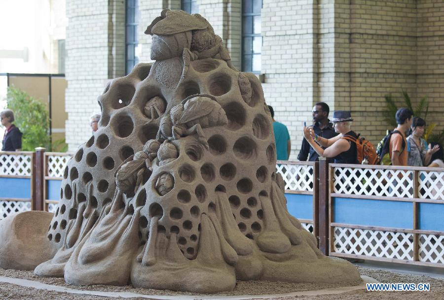 Photos - Concours et exposition de sculpture de sable au Canada
