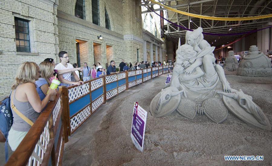 Photos - Concours et exposition de sculpture de sable au Canada (6)