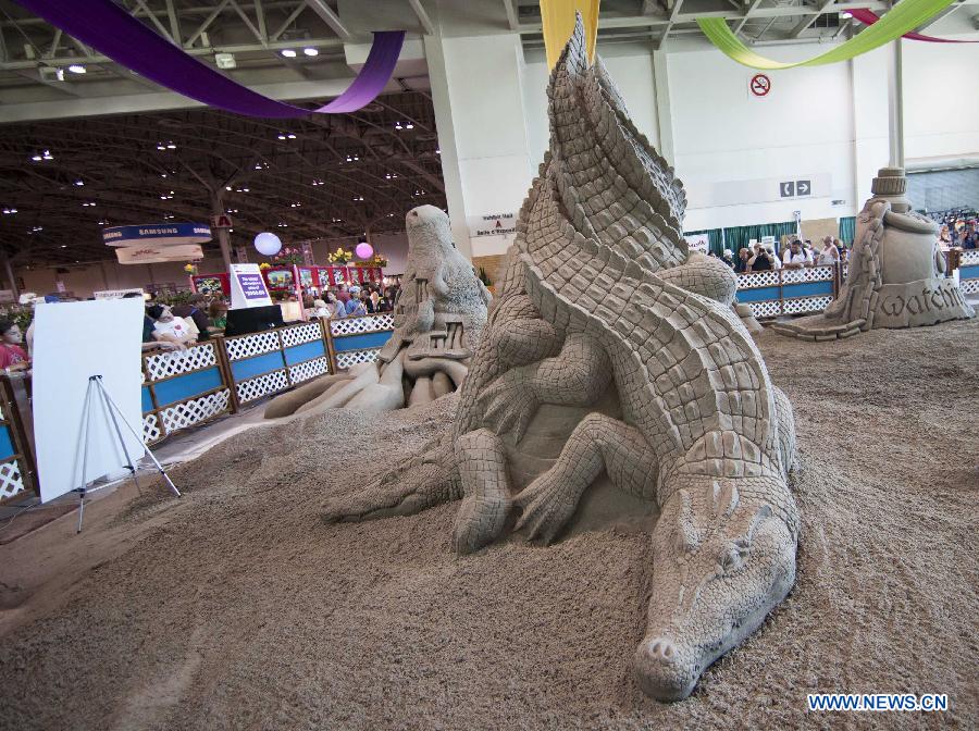 Photos - Concours et exposition de sculpture de sable au Canada (4)