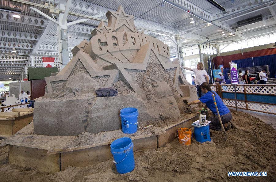 Photos - Concours et exposition de sculpture de sable au Canada (3)
