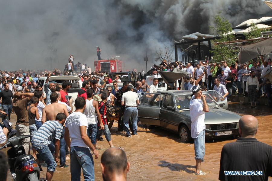 29 tués et plus de 500 blessés dans un double attentat à Tripoli au Liban (8)