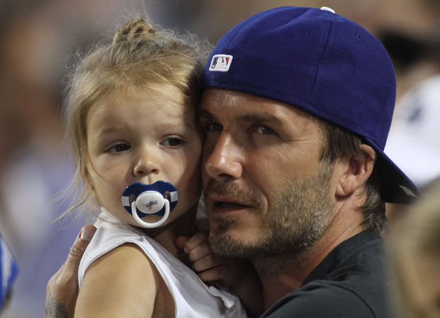 David Beckham et sa fille Harper, le plus joli duo papa-fille  (5)