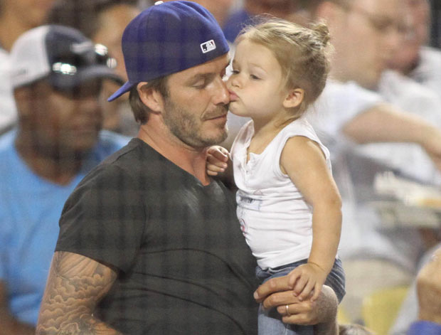 David Beckham et sa fille Harper, le plus joli duo papa-fille  (3)