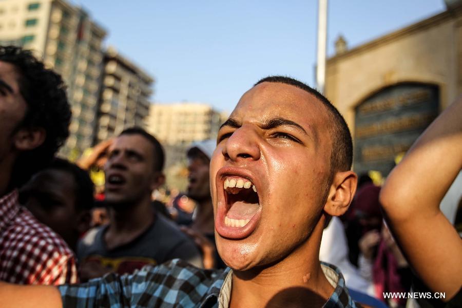 Egypte : des milliers d'islamistes manifestent à travers du pays sous forte présence des forces de sécurité (SYNTHESE)  (3)