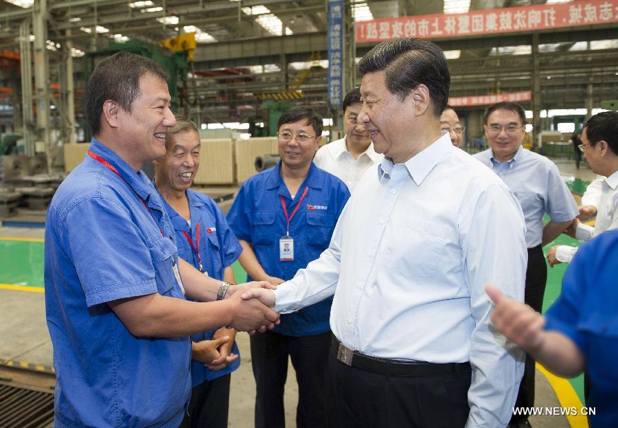 Xi Jinping met l'accent sur l'innovation dans le redressement des anciennes bases industrielles  (3)