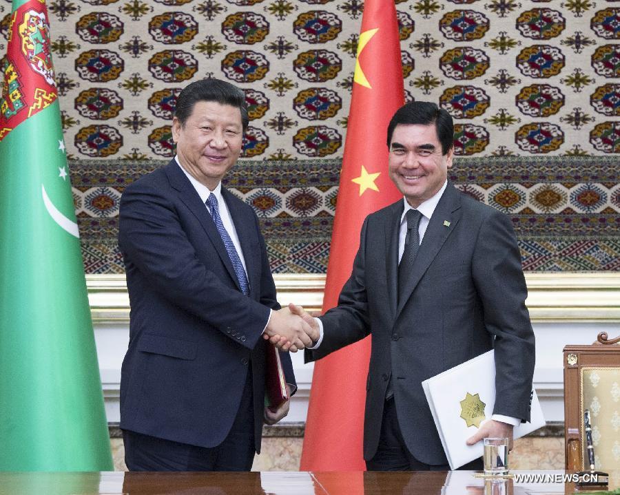 La Chine et le Turkménistan élèvent leurs relations bilatérales au niveau de partenariat stratégique