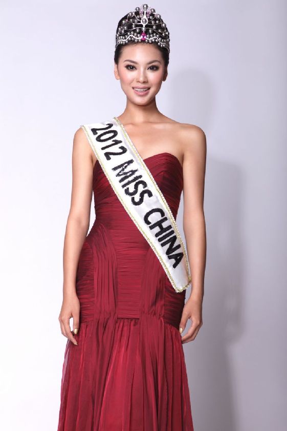 En images : la Chinoise Yu Wenxia, Miss Monde 2012 (2)