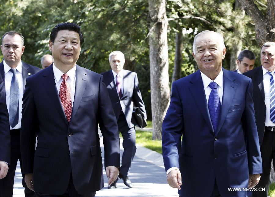 Entretien entre le président chinois et son homologue ouzbek 