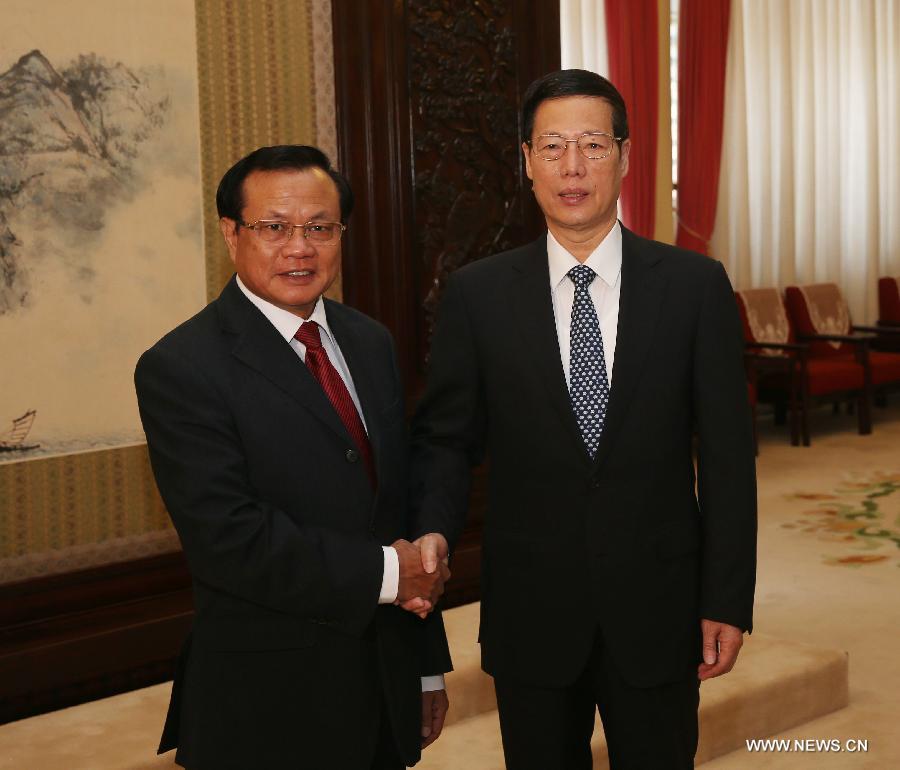 Un vice-Premier ministre chinois rencontre une délégation vietnamienne