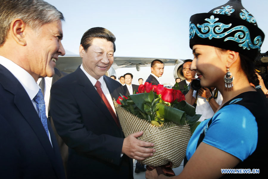 Le président chinois au Kirghizistan pour une visite officielle et le sommet de l'OCS