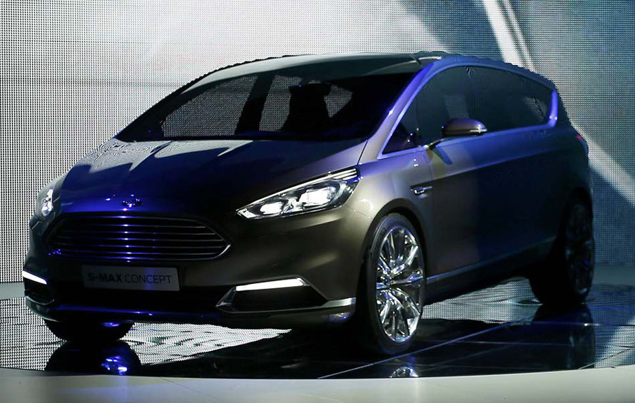 Le nouveau concept-car Ford S -Max est présenté lors d'une journée de prévisualisation des médias au Salon automobile de Francfort (IAA) le 10 septembre 2013. [Photo / agences]