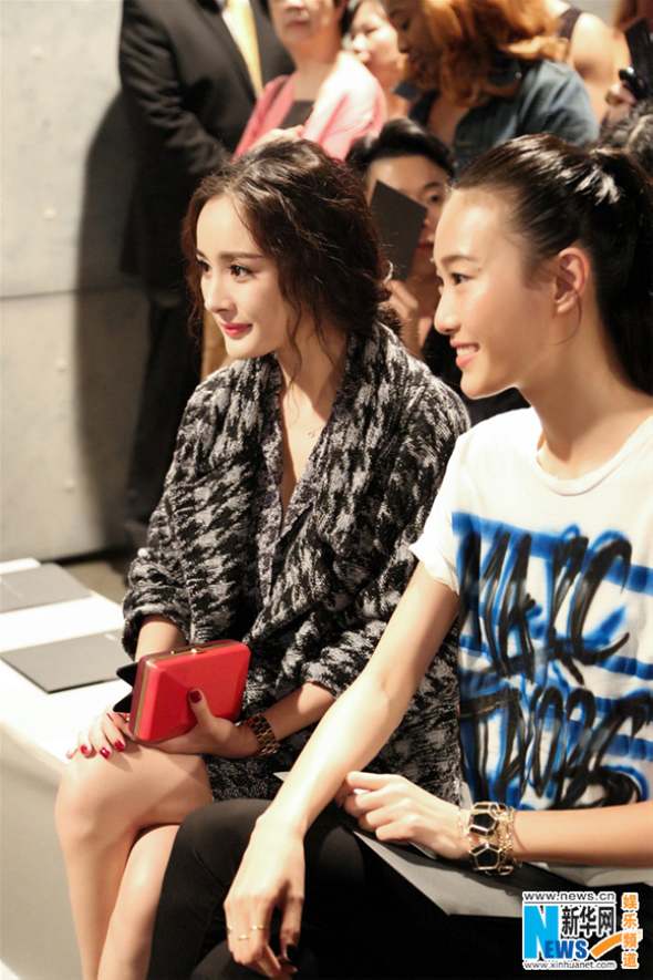 Yang Mi au défilé Marc by Marc Jacobs à la semaine de la mode de New York