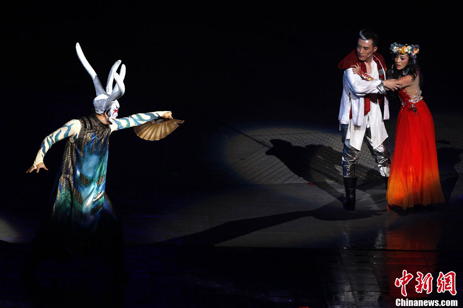 Beijing : le public découvre le spectacle « Nid d'oiseau, attraction » (5)