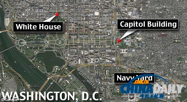 Au moins douze morts dans la fusillade de Navy Yard aux Etats-Unis  (10)