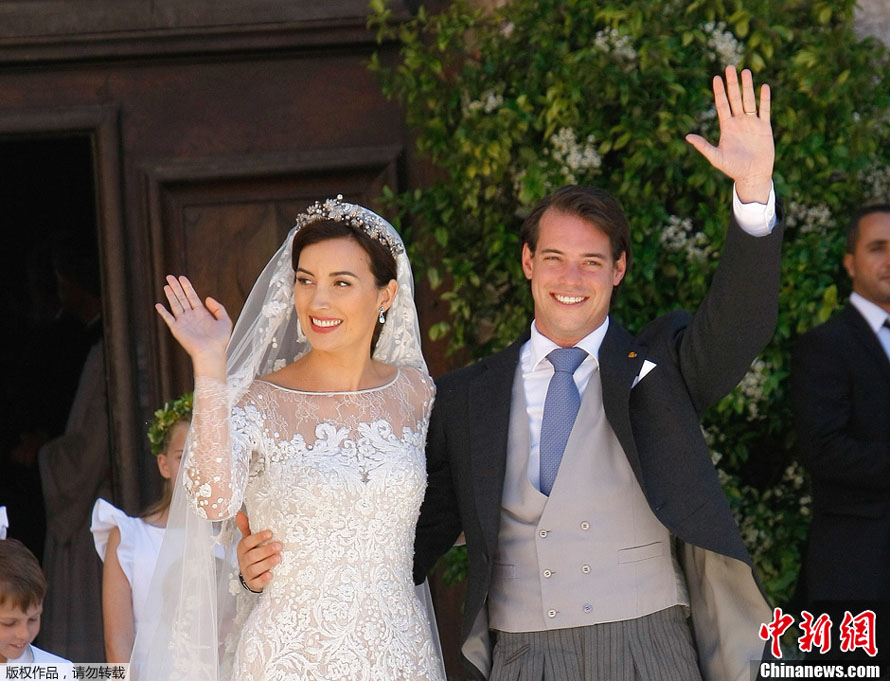 Mariage religieux du prince Félix de Luxembourg et Claire Lademacher