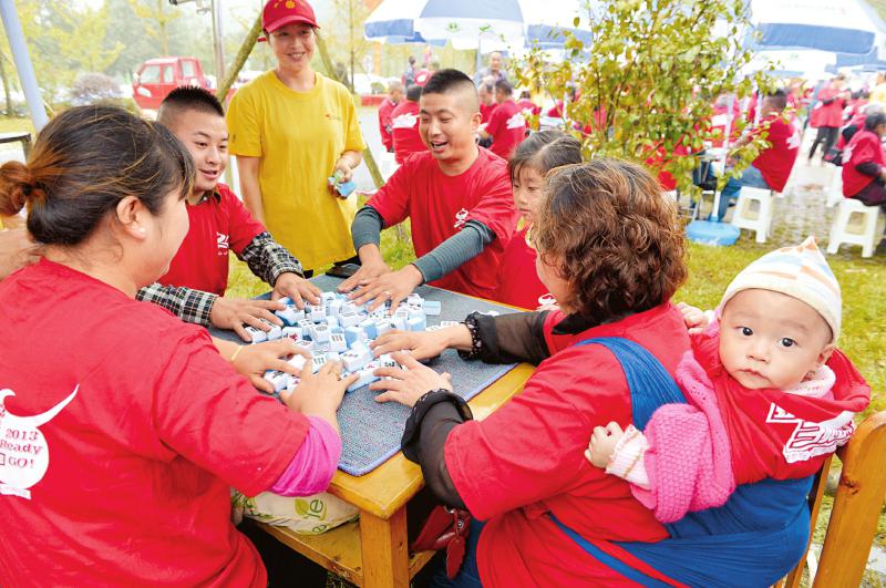 Record du monde : la plus grande compétition de mah-jong (2)