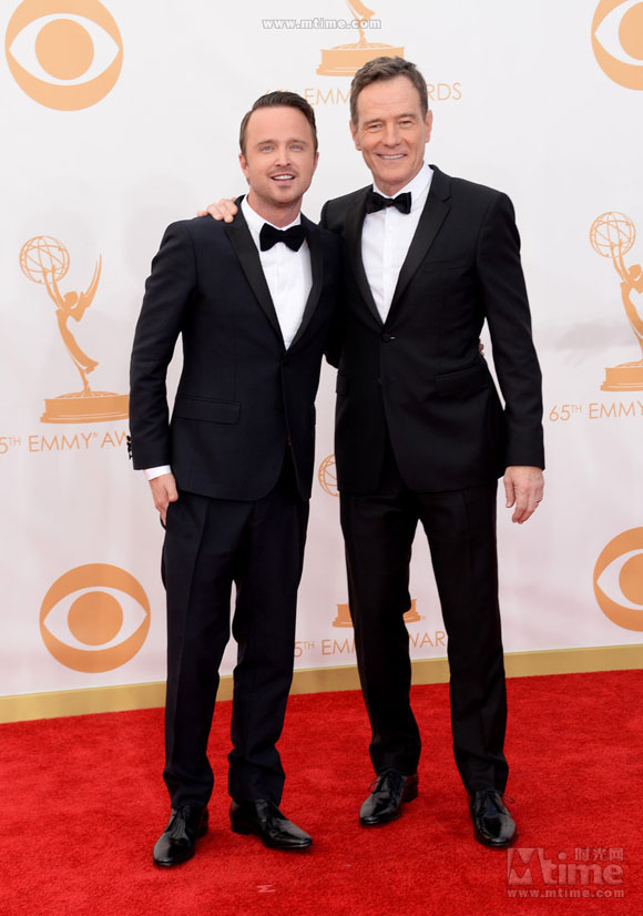 Bryan Cranston et Aaron Paul, qui ont joué dans "Breaking Bad"