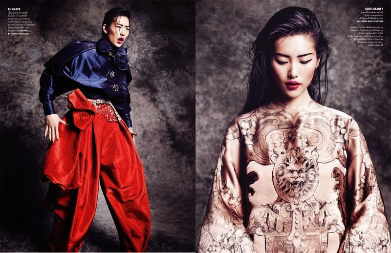 Le top-modèle chinois Liu Wen en couverture de Vogue Thaïlande (7)