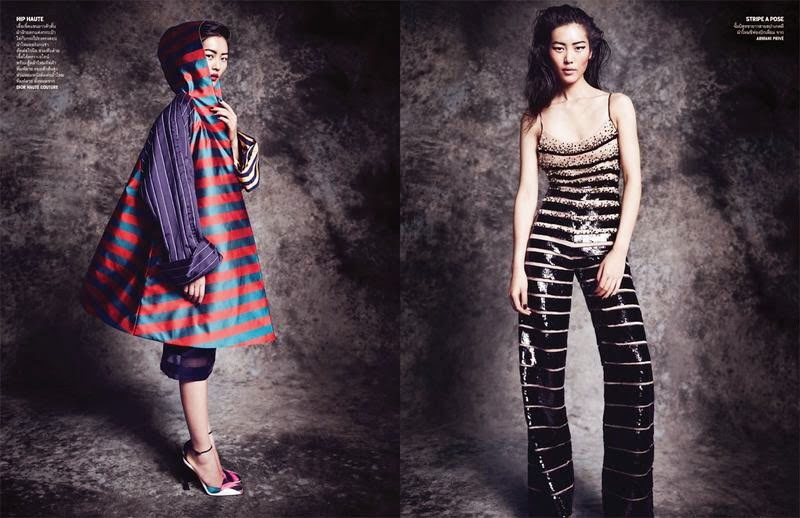 Le top-modèle chinois Liu Wen en couverture de Vogue Thaïlande (6)